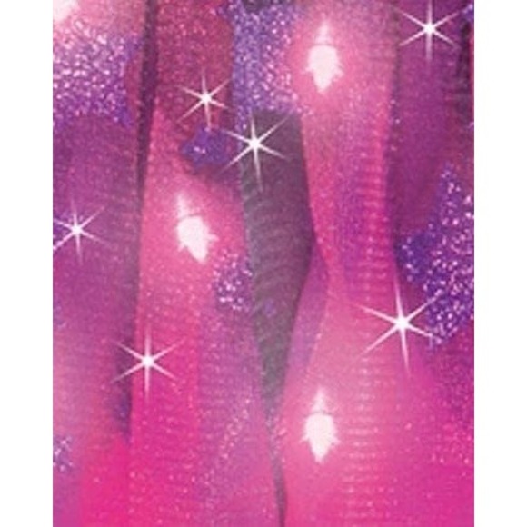 Girls Light-Up Sparkle Witch Costume Medium (8-10) Dress Hat & Wand Purple Pink - Picture 3 of 12